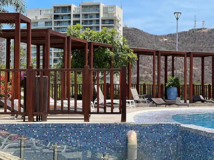 Apartamento Samaria Club Resort Santa Marta  Bagian luar foto